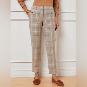 Talbots Hampshire Ankle Pants- Riverside Plaid, Sz. 14P